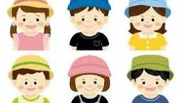 kid wearing hats